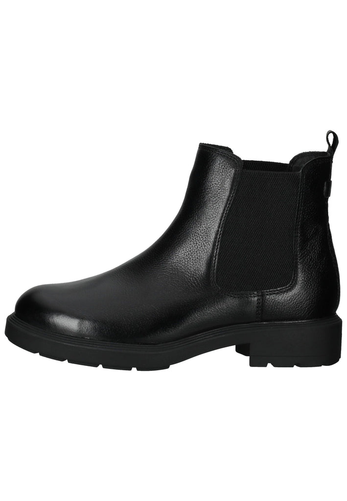 Tamaris Stiefelette Leder Schwarz - surf4shoes