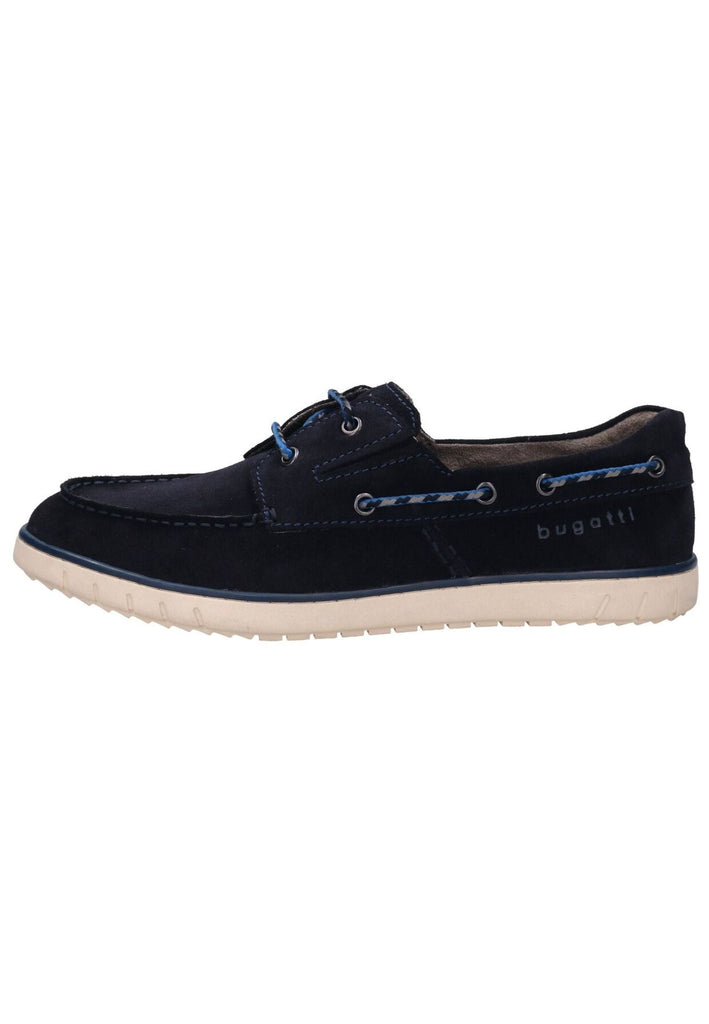 Bugatti Slipper Leder Dunkelblau - surf4shoes