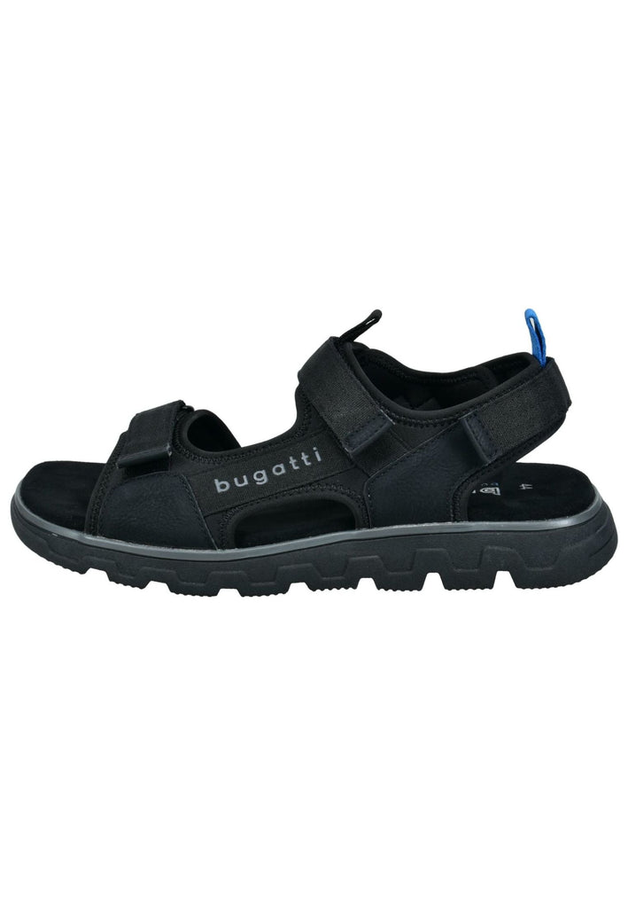 Bugatti Sandalen Textil Schwarz - surf4shoes