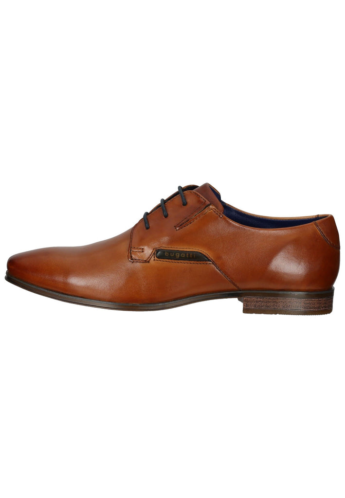 Bugatti Businessschuhe Glattleder Cognac - surf4shoes