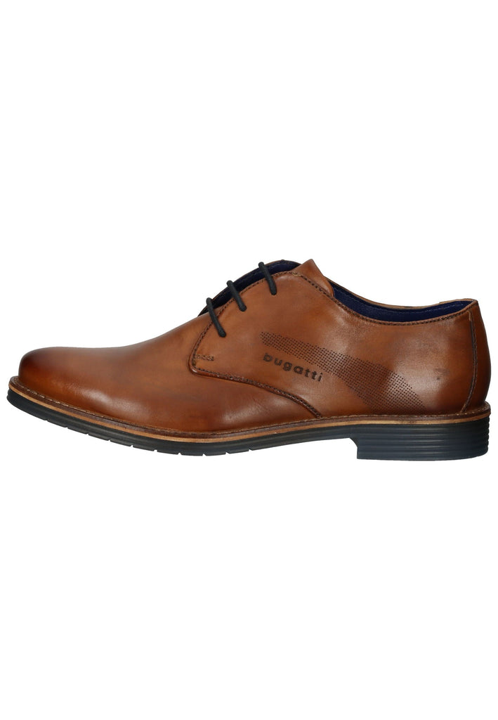 Bugatti Businessschuhe Nappaleder Cognac - surf4shoes