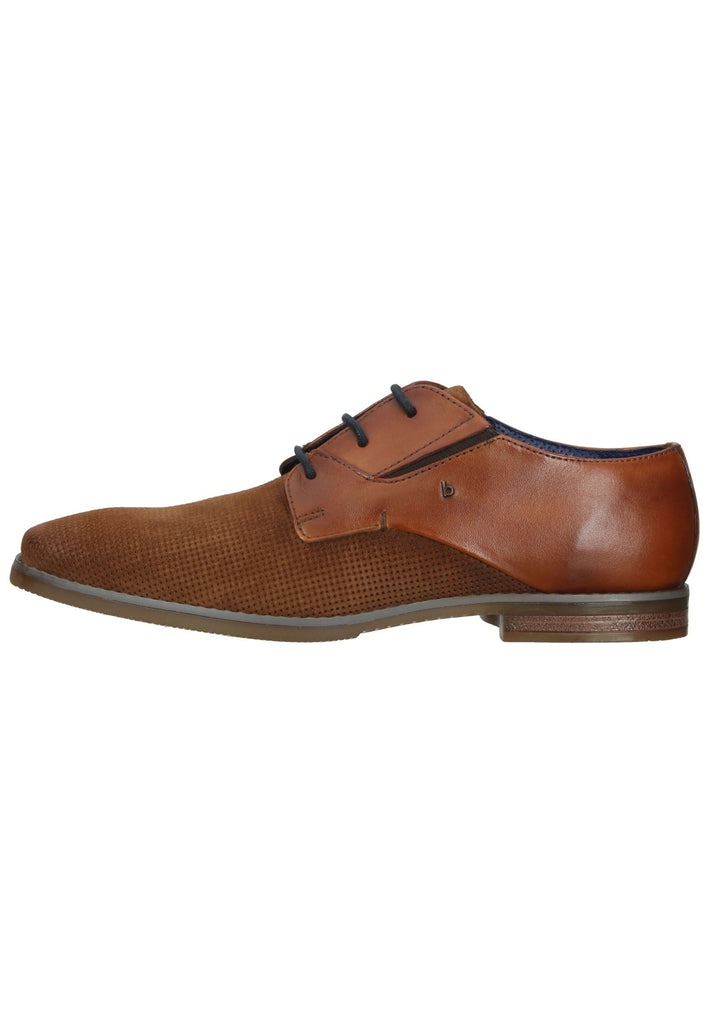 Bugatti Businessschuhe Nappaleder Cognac - surf4shoes
