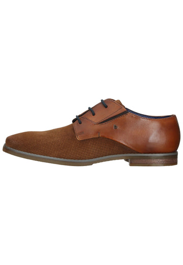Bugatti Businessschuhe Nappaleder Cognac - surf4shoes