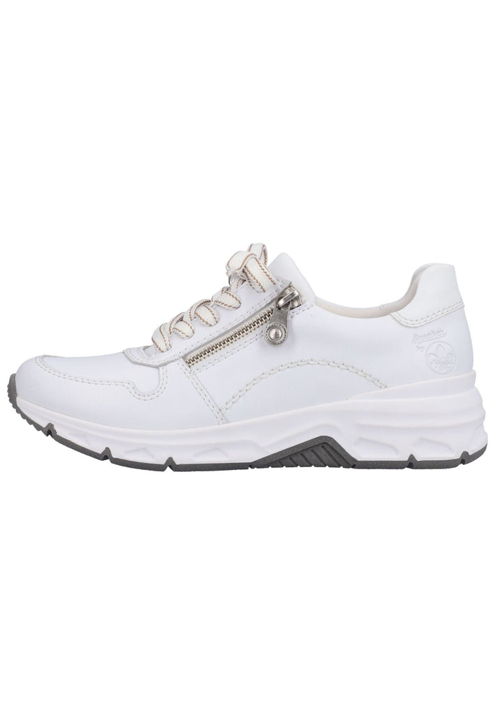 Rieker Sneaker Glattleder Weiß - surf4shoes