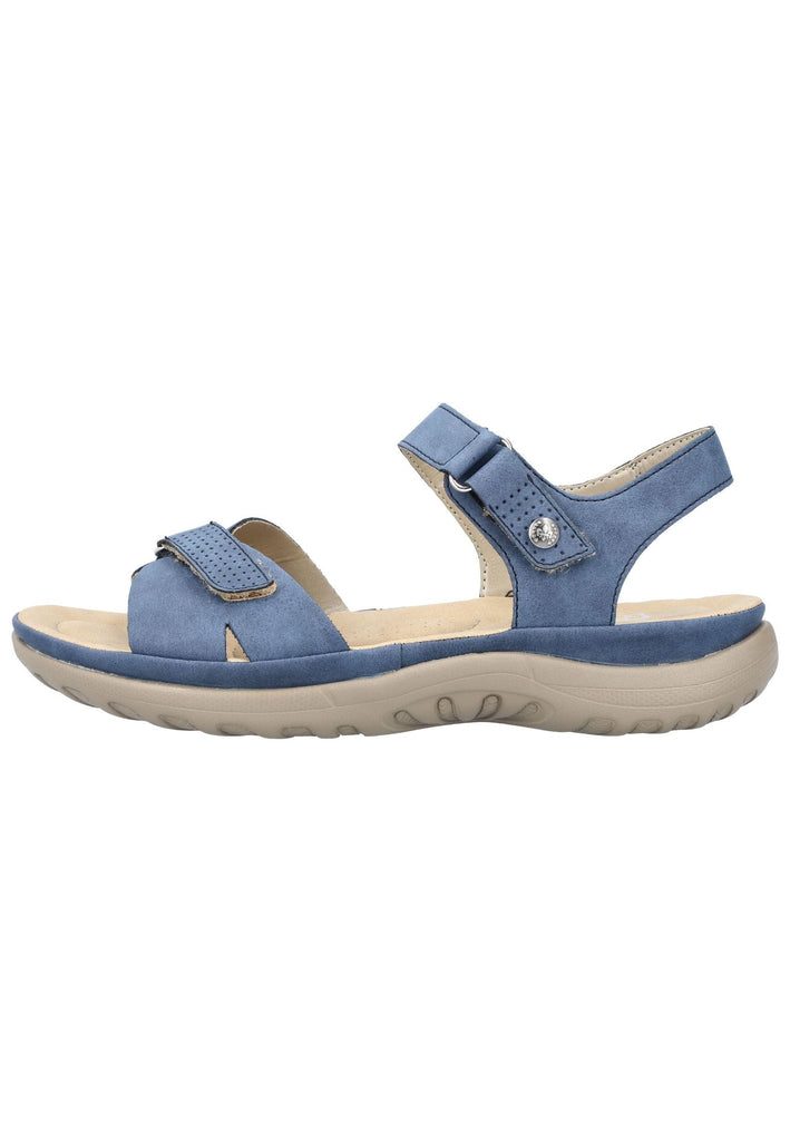 Rieker Sandalen Lederimitat Jeans - surf4shoes