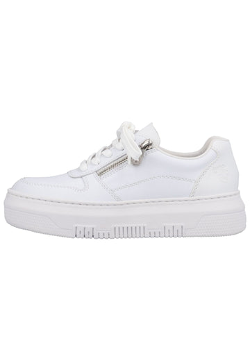 Rieker Sneaker Glattleder Weiß - surf4shoes