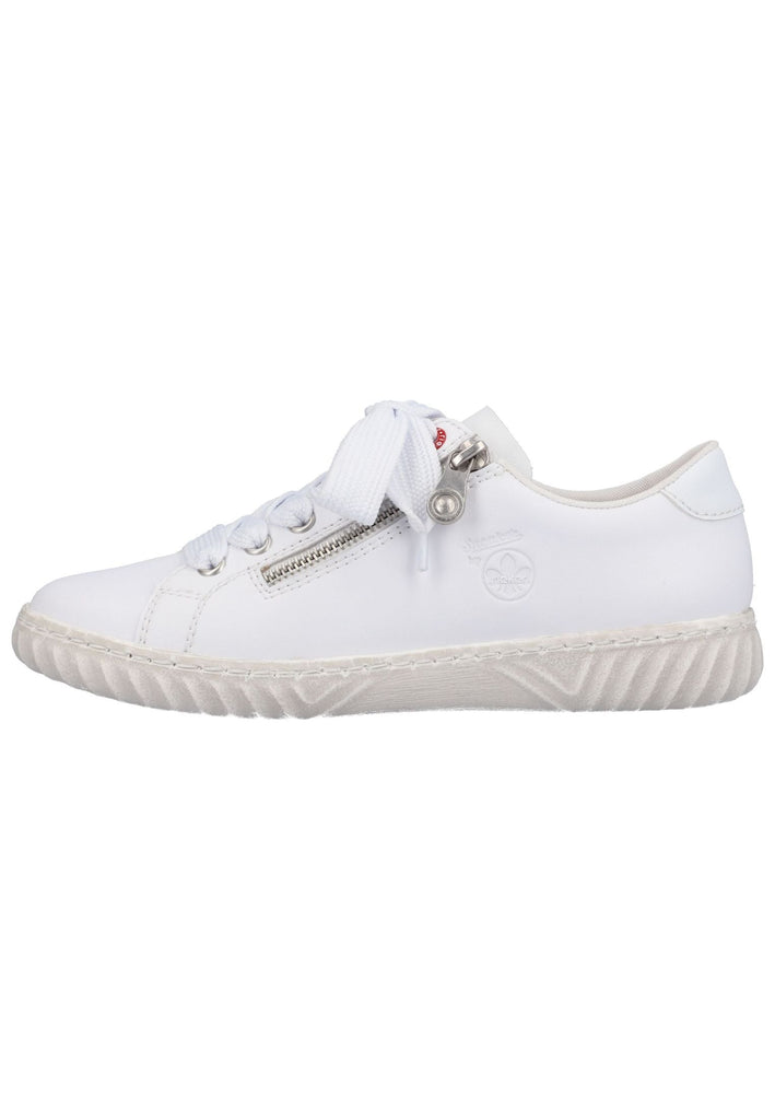 Rieker Sneaker Glattleder Weiß - surf4shoes