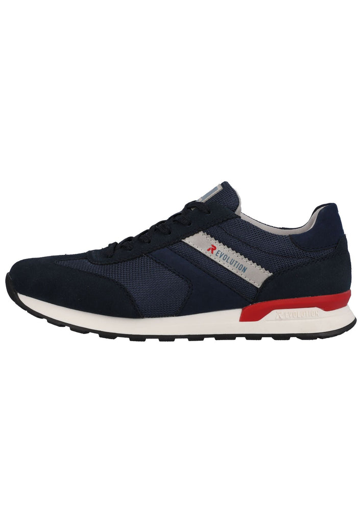 Rieker Sneaker Lederimitat/Textil Pazifik - surf4shoes