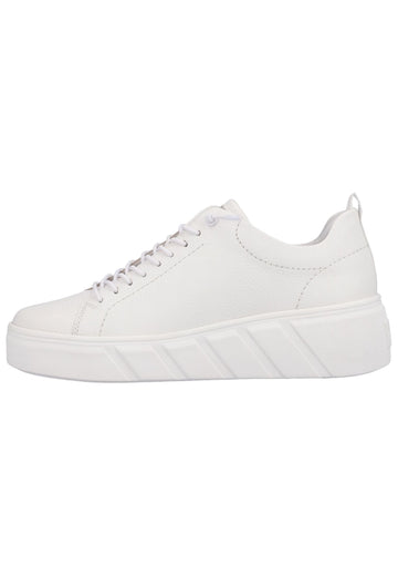 Rieker Sneaker Glattleder Weiß - surf4shoes