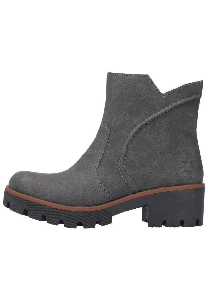Rieker Stiefelette Lederimitat Antracite - surf4shoes