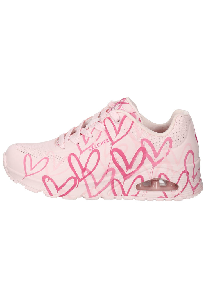 Skechers Sneaker Lederimitat Hellpink - surf4shoes