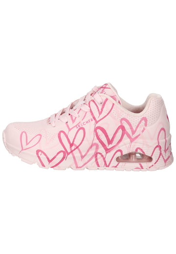 Skechers Sneaker Lederimitat Hellpink - surf4shoes