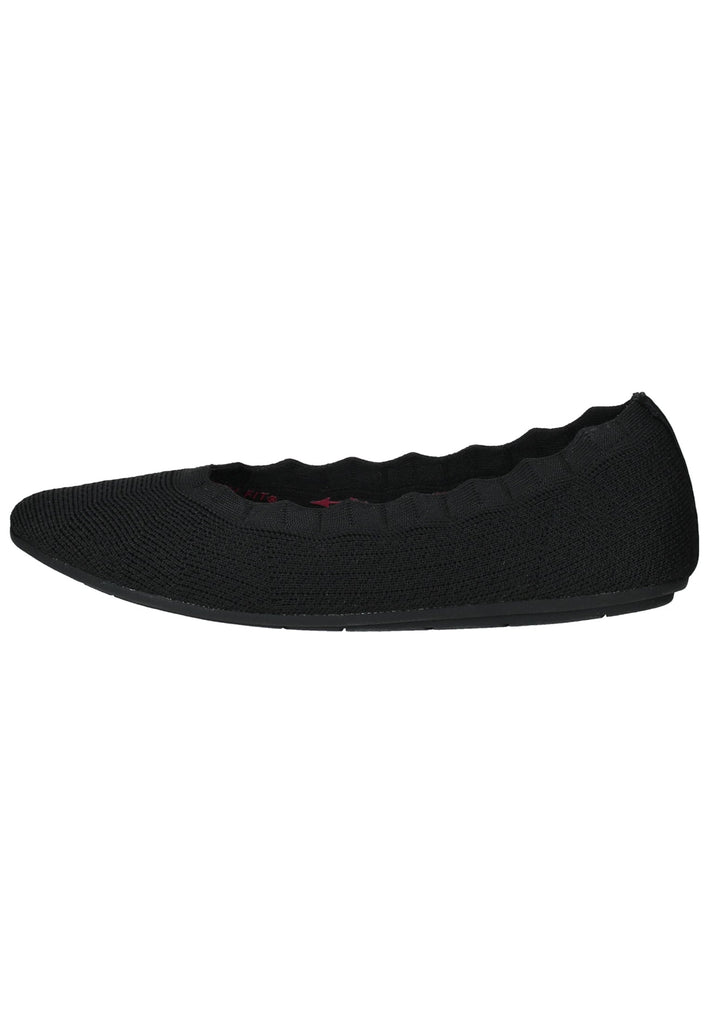Skechers Ballerinas Mesh Schwarz - surf4shoes