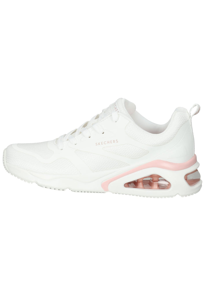 Skechers Sneaker Lederimitat Weiß/Rosa - surf4shoes