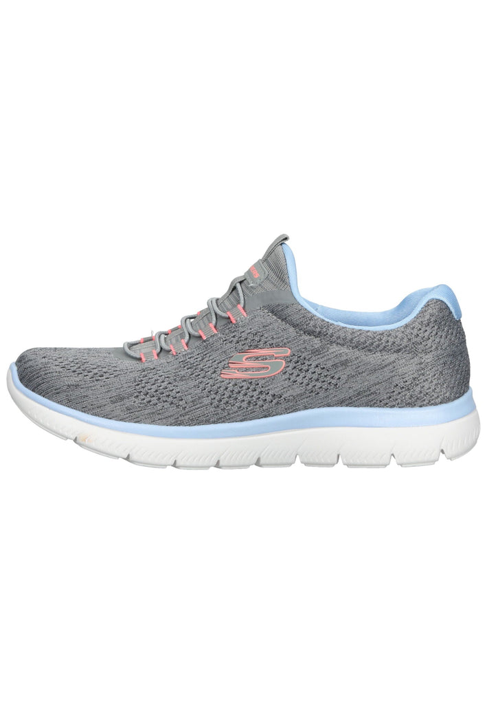 Skechers Halbschuhe Textil Grau - surf4shoes