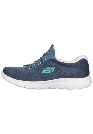 Skechers Sneaker Textil Blau - surf4shoes