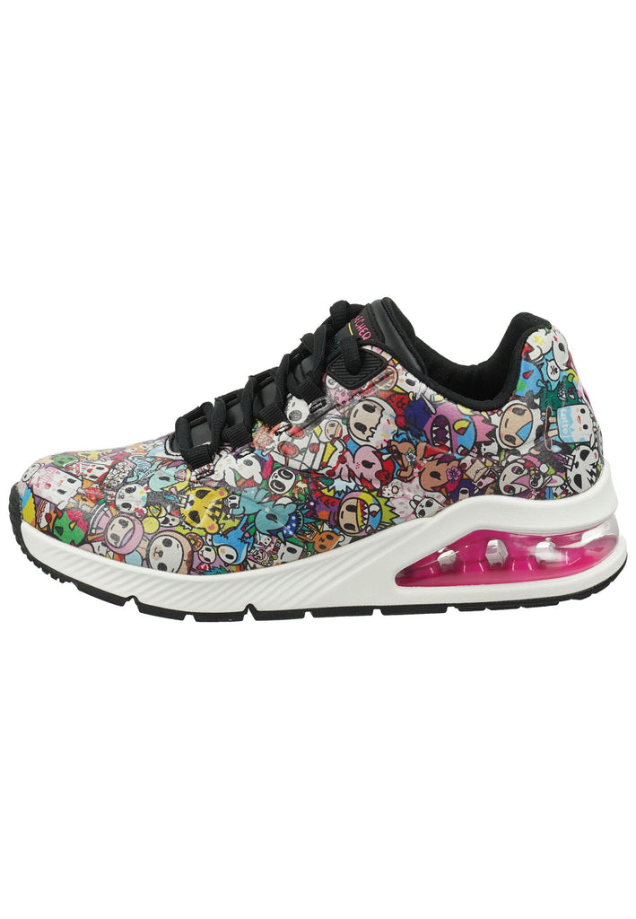 Skechers Sneaker Lederimitat Mehrfarbig - surf4shoes