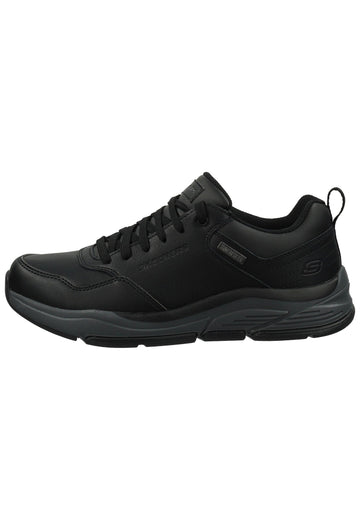 Skechers Halbschuhe Lederimitat Schwarz - surf4shoes