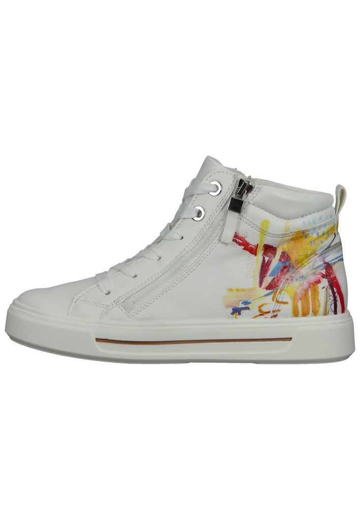 ara Sneaker Glattleder Weiß Kombi - surf4shoes