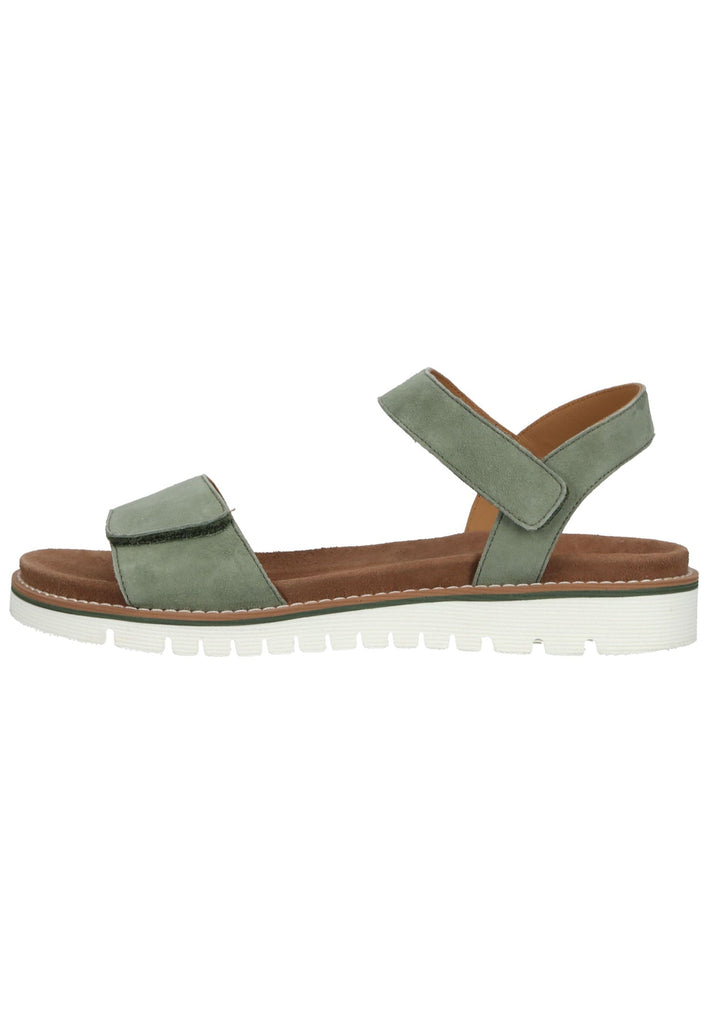 ara Sandalen Veloursleder Dunkelgrün - surf4shoes