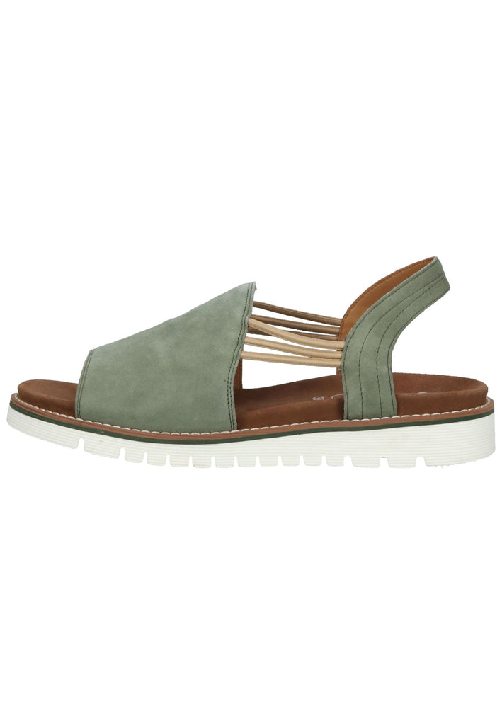 ara Sandalen Veloursleder Dunkelgrün - surf4shoes