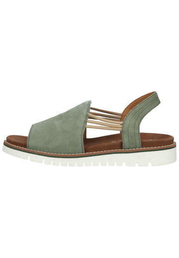 ara Sandalen Veloursleder Dunkelgrün - surf4shoes