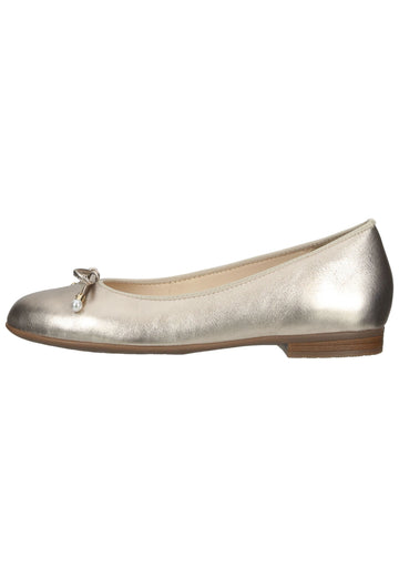 ara Ballerinas Glattleder Platin - surf4shoes