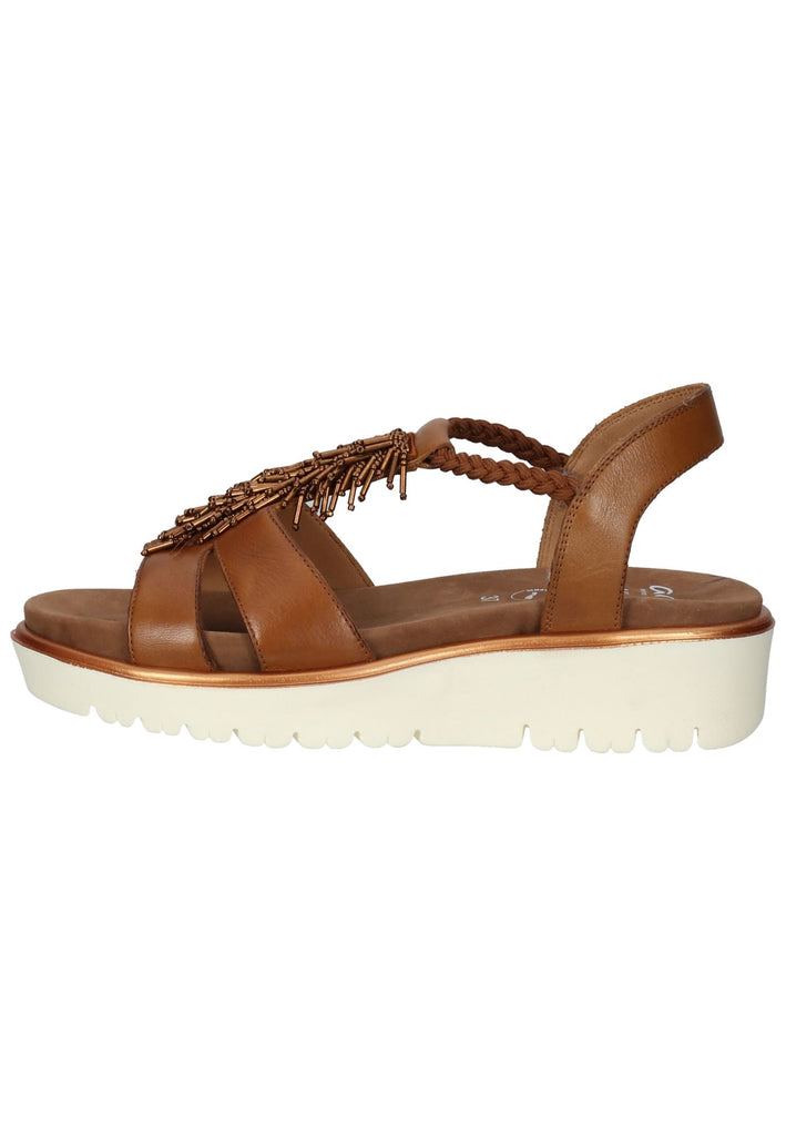 ara Sandalen Glattleder Cognac - surf4shoes