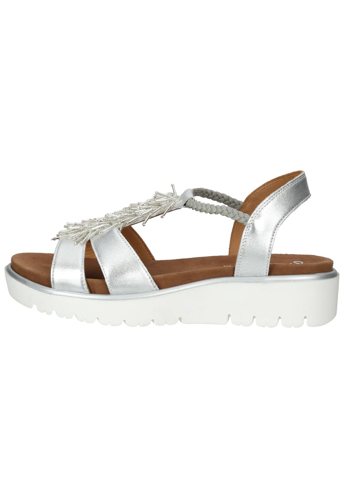ara Sandalen Glattleder Silber - surf4shoes