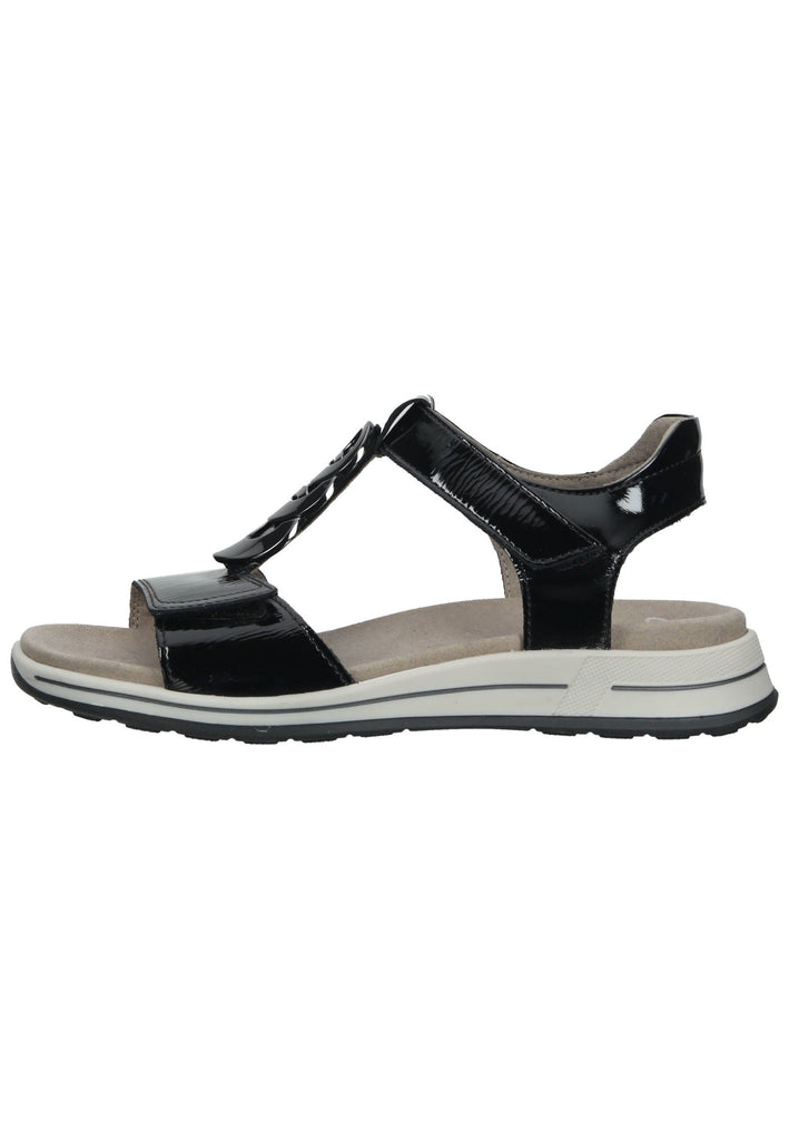 ara Sandalen Leder Schwarz - surf4shoes