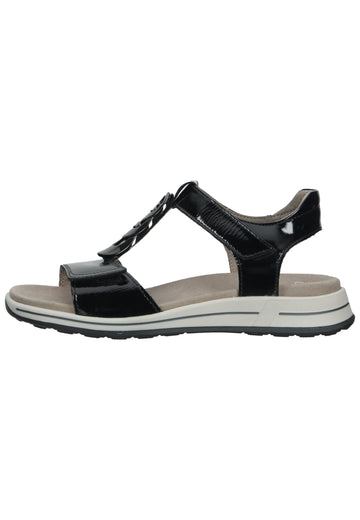 ara Sandalen Leder Schwarz - surf4shoes
