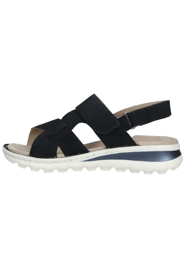 ara Sandalen Veloursleder Dunkelblau - surf4shoes