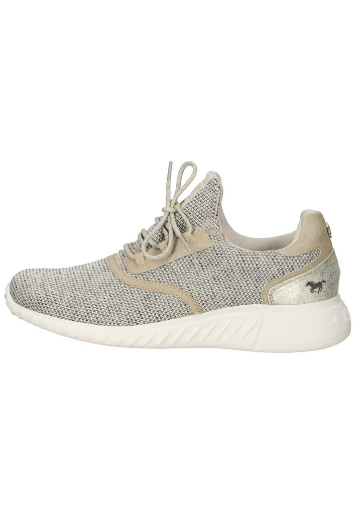 Mustang Sneaker Lederimitat/Textil Beige - surf4shoes