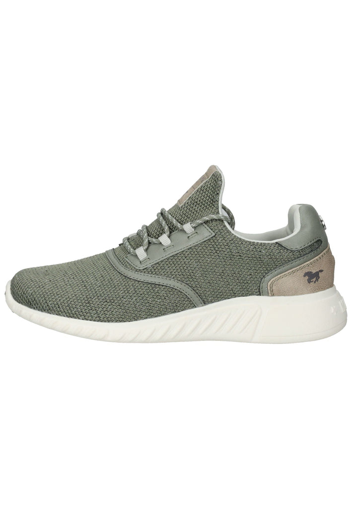 Mustang Sneaker Lederimitat/Textil Grün - surf4shoes