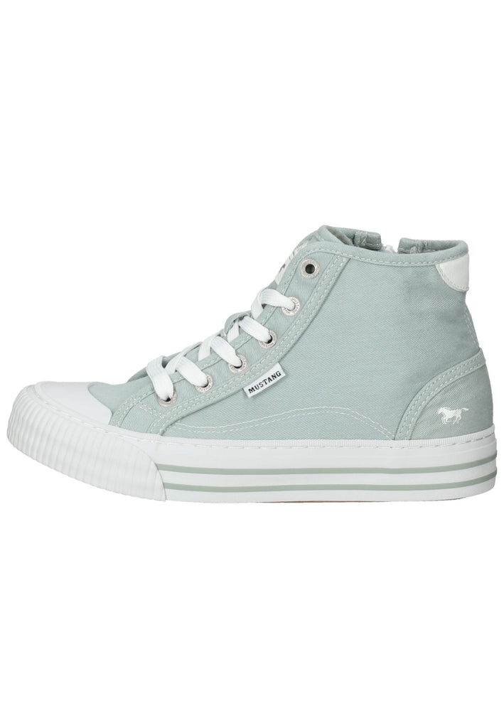 Mustang Sneaker Lederimitat/Textil Mint - surf4shoes
