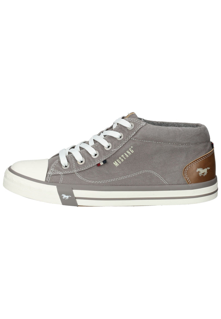 Mustang Sneaker Lederimitat/Textil Grau - surf4shoes