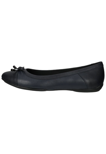Geox Ballerinas Nappaleder Blau - surf4shoes