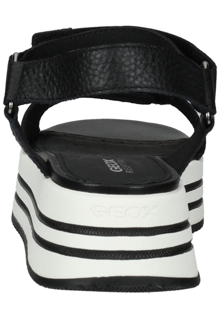 Geox Sandalen Leder Schwarz - surf4shoes