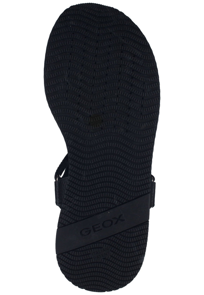 Geox Sandalen Leder Schwarz - surf4shoes