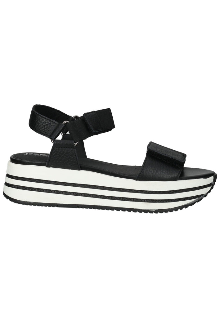Geox Sandalen Leder Schwarz - surf4shoes