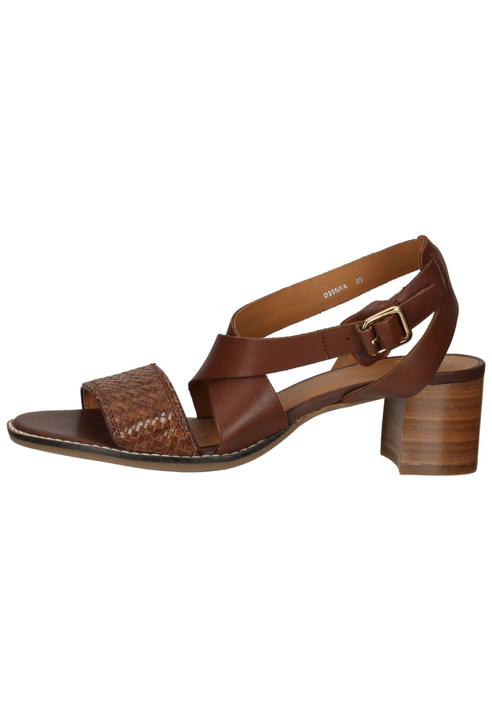 Geox Sandalen Leder Cognac - surf4shoes