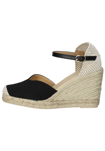 Geox Sandalen Lederimitat/Textil Schwarz - surf4shoes