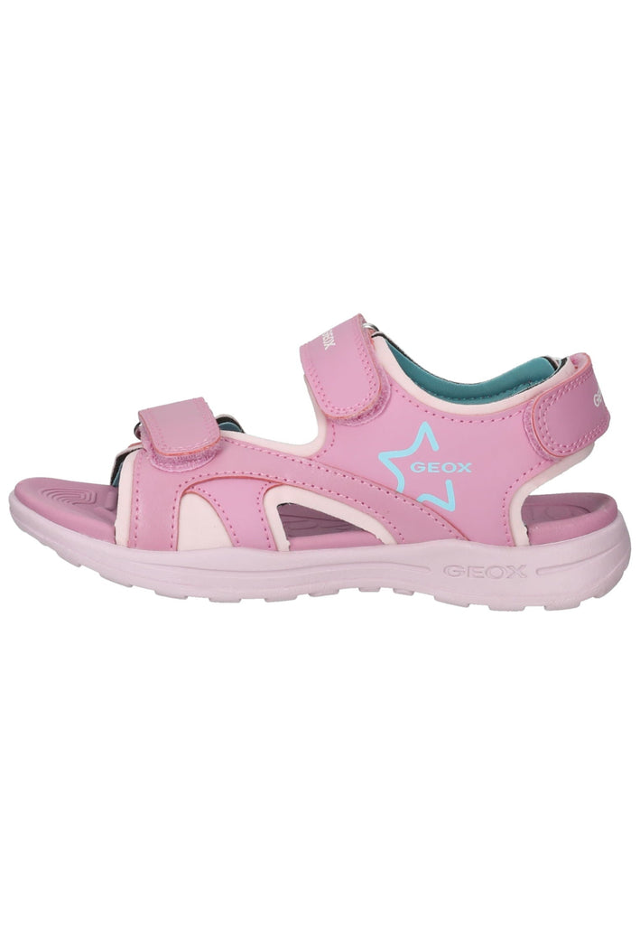 Geox Sandalen Lederimitat Pink - surf4shoes