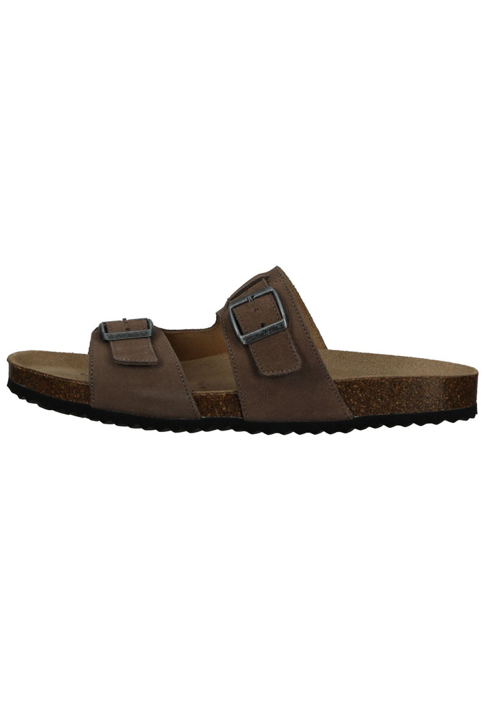 Geox Pantoletten Lederimitat Sand - surf4shoes