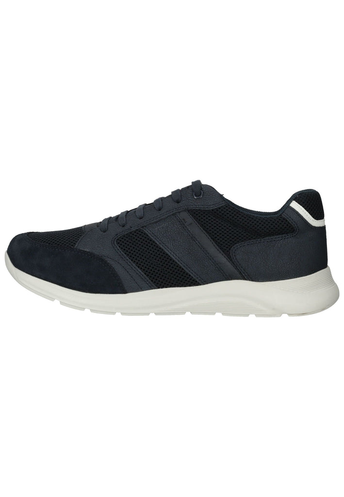 Geox Sneaker Lederimitat/Mesh Blau - surf4shoes