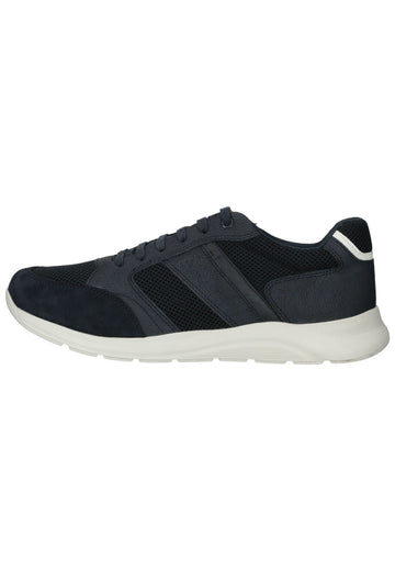 Geox Sneaker Lederimitat/Mesh Blau - surf4shoes