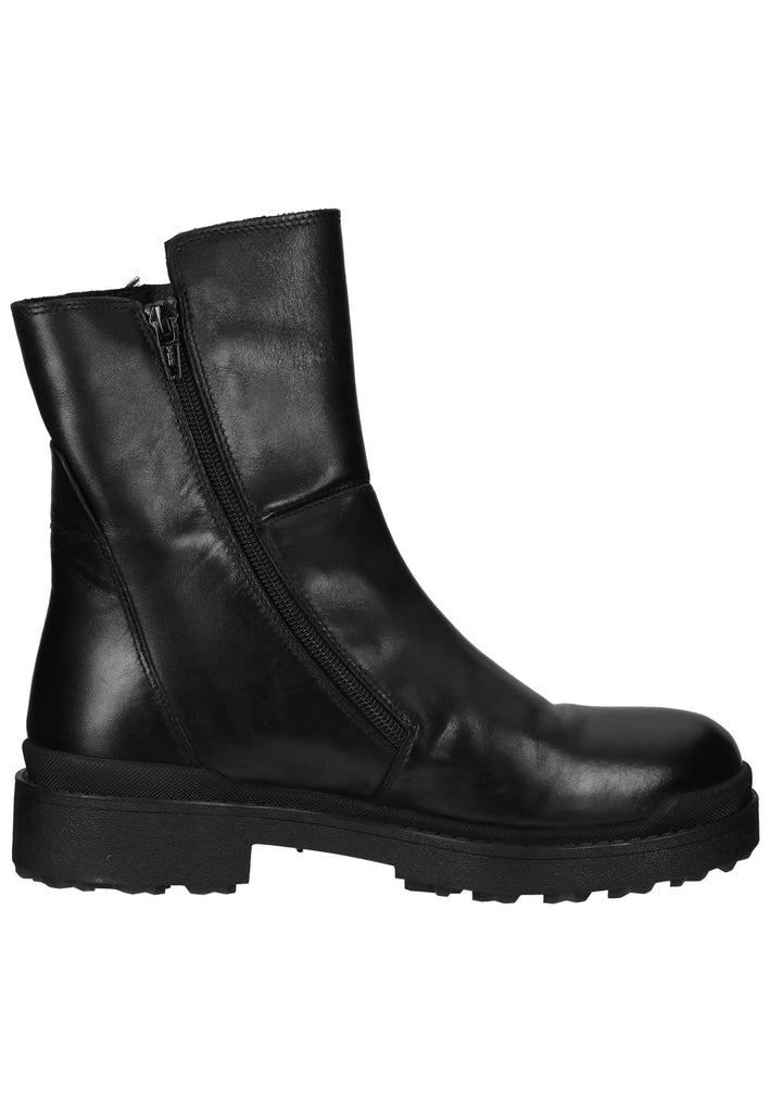 Geox Stiefelette Glattleder Schwarz Warmfutter - surf4shoes