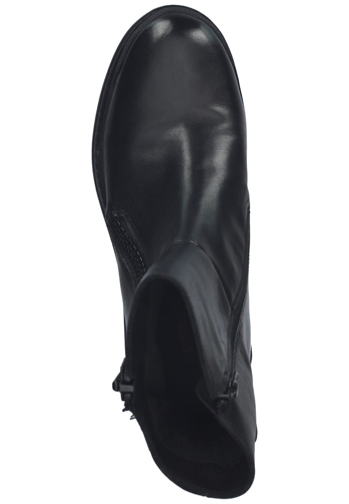 Geox Stiefelette Glattleder Schwarz Warmfutter - surf4shoes