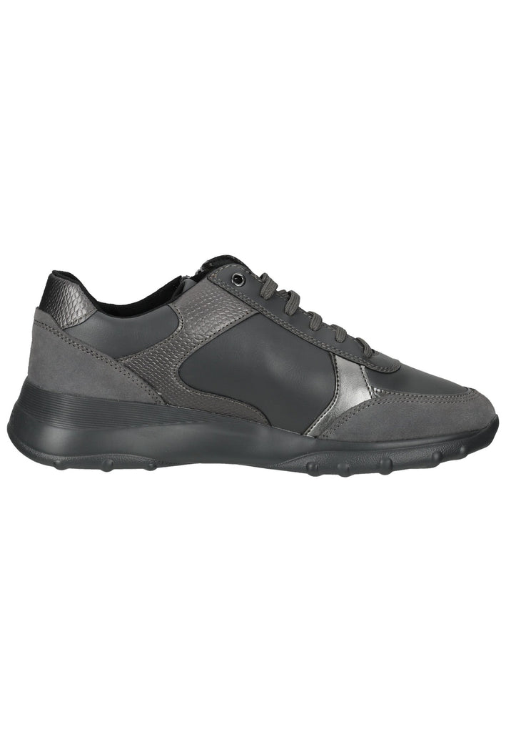 Geox Sneaker Veloursleder/Textil Dunkelgrau - surf4shoes