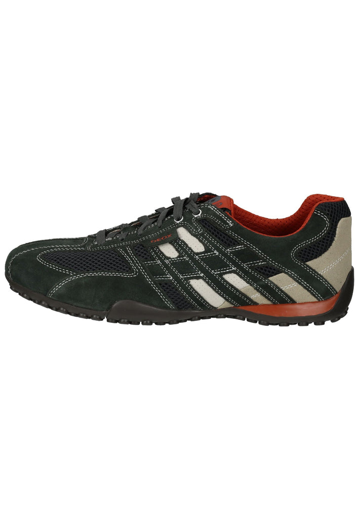Geox Sneaker Veloursleder/Textil Dunkelgrau - surf4shoes